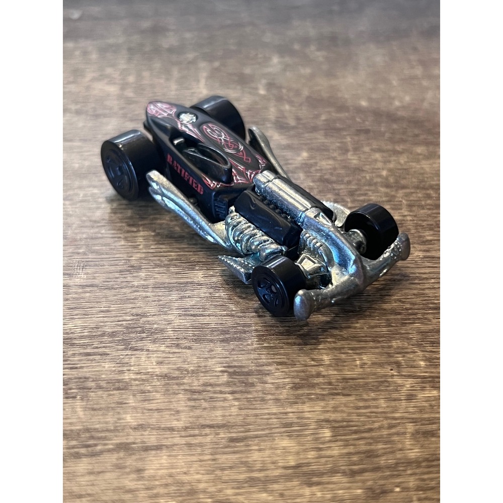 Hot Wheels Acceleracers Rat-Ified Black W Red Loose Die Cast Fantasy Cars EUC